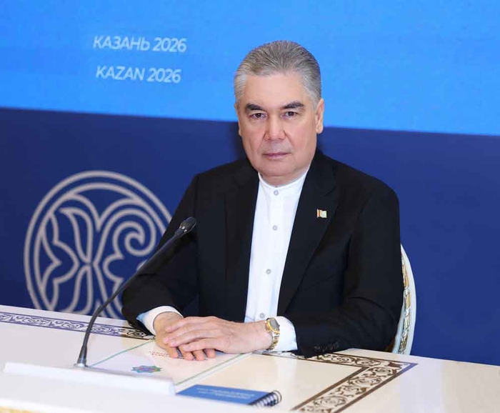 Gurbanguly Berdimuhamedow Kazanda geçirilen YHG-nyň maslahatynda birnäçe teklipleri öňe sürdi